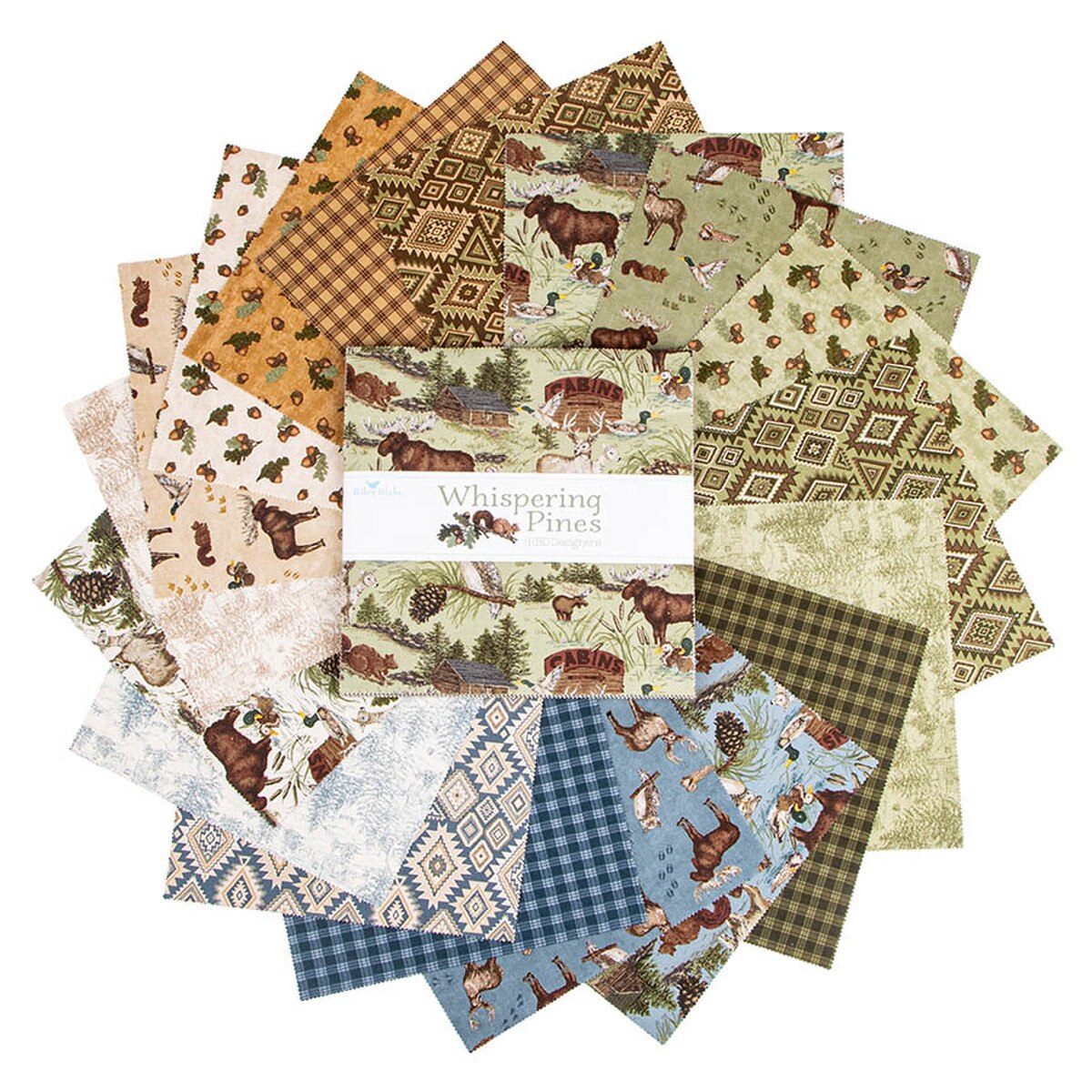 Whispering Pines 10" Stacker by RBD Designers for Riley Blake Designs