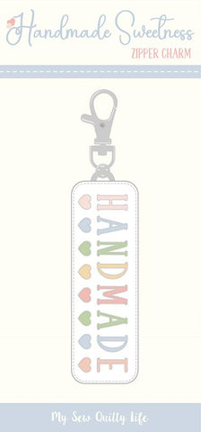 Homemade Sweetness Handmade Enamel Zip Pull by Heather Briggs of My Sew Quilty Life