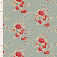 Merry Little Christmas Duckegg Carol Yardage by Tilda for Tilda Fabrics