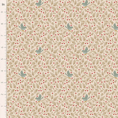 Merry Little Christmas Clay Holly Yardage by Tilda for Tilda Fabrics