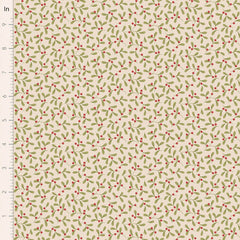Merry Little Christmas Cream Mistletoe Yardage by Tilda for Tilda Fabrics