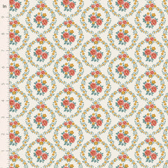 Village Life Warm Cream Mable Yardage by Tilda for Tilda Fabrics