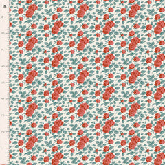 Village Life Rust Margot Yardage by Tilda for Tilda Fabrics