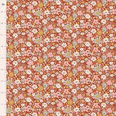 Village Life Rust Esther Yardage by Tilda for Tilda Fabrics