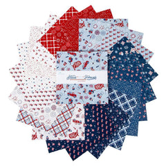 Stars and Stripes Forever 10" Stacker by Lori Whitlock for Riley Blake Designs