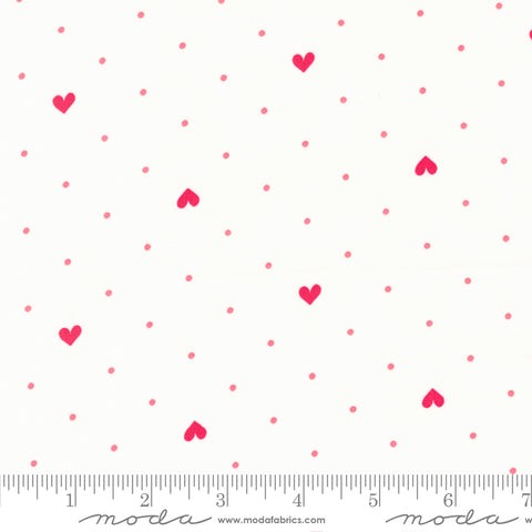 Lighthearted Cream Red 108" Wide Yardage by Camille Roskelley for Moda Fabrics