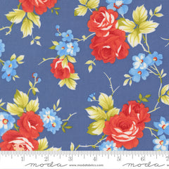 Rosie Denim Jeans Country Rose 108" Wide Backing Yardage by Fig Tree & Co. for Moda Fabrics
