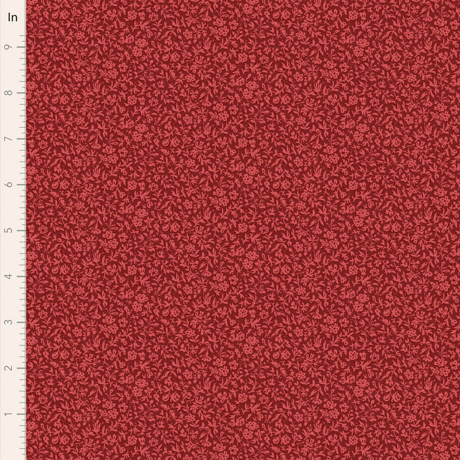 Merry Little Christmas Burgundy Eve Yardage by Tilda for Tilda Fabrics
