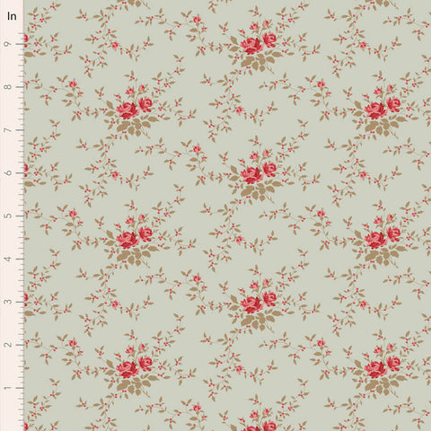 PREORDER Merry Little Christmas Mist Noel Yardage by Tilda for Tilda Fabrics