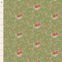 Merry Little Christmas Moss Noel Yardage by Tilda for Tilda Fabrics