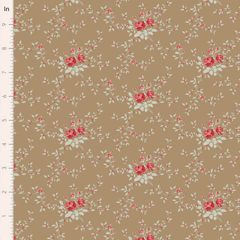 PREORDER Merry Little Christmas Taupe Noel Yardage by Tilda for Tilda Fabrics