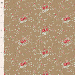 Merry Little Christmas Taupe Noel Yardage by Tilda for Tilda Fabrics