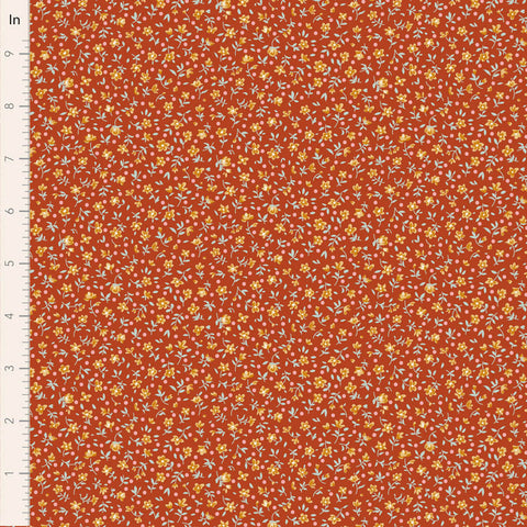 PREORDER Village Life Rust Mae Yardage by Tilda for Tilda Fabrics