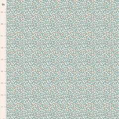 Village Life Teal Lillian Yardage by Tilda for Tilda Fabrics