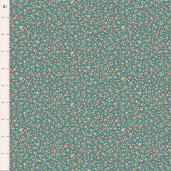 Village Life Teal Mae Yardage by Tilda for Tilda Fabrics