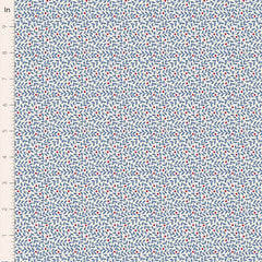 Village Life Blue Lillian Yardage by Tilda for Tilda Fabrics