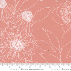 Botany Camillia Etched Floral Yardage by Alli K Design for Moda Fabrics