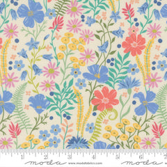 Cannon Beach Cream Coastal Blooms Yardage by Crystal Manning for Moda Fabrics
