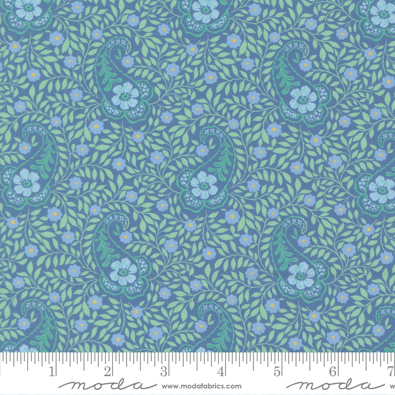 Cannon Beach Lake Aberdeen Paisley Yardage by Crystal Manning for Moda Fabrics