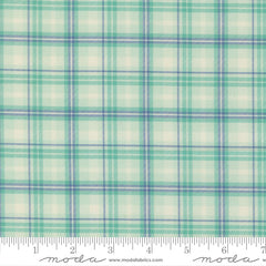 Cannon Beach Aqua Plaid Yardage by Crystal Manning for Moda Fabrics