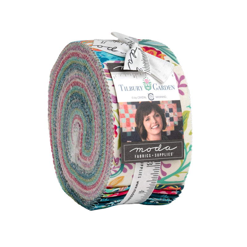 Tilbury Garden Jelly Roll by Crystal Manning for Moda Fabrics