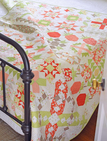 PREORDER Strawberry Garden Quilt Book by Fig Tree Quilts