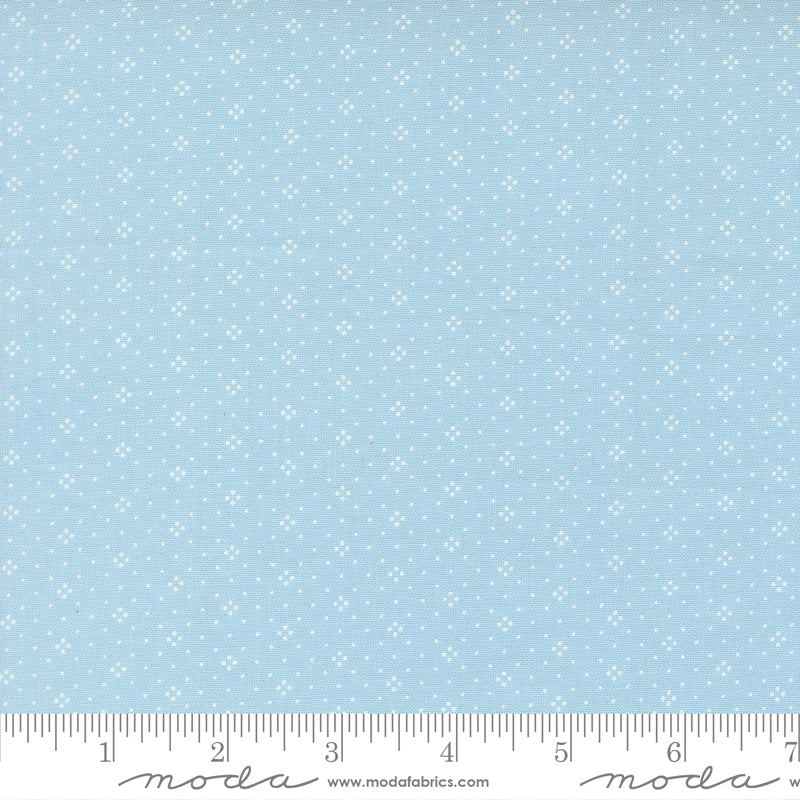 Rosie Forget Me Not Eyelet Yardage by Fig Tree & Co. for Moda Fabrics