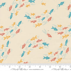 Noah's Ark Cloud Fishy Fishy Yardage by Stacy Iest Hsu for Moda Fabrics