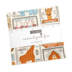 Animal Park Fun Charm Pack by Stacy Iest Hsu for Moda Fabrics
