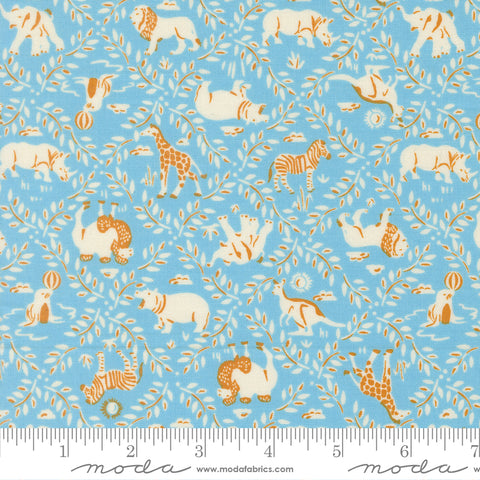 Animal Park Fun Sky Animal Crackers Yardage by Stacy Iest Hsu for Moda Fabrics