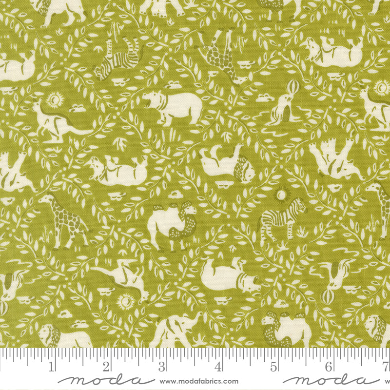 Animal Park Fun Iguana Animal Crackers Yardage by Stacy Iest Hsu for Moda Fabrics