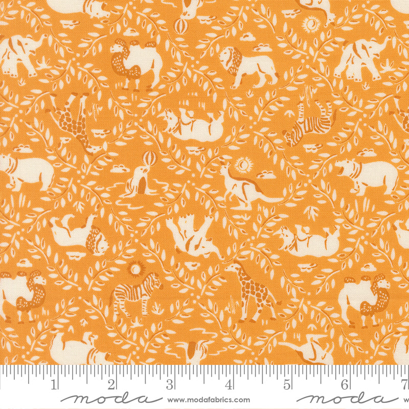 Animal Park Fun Canary Animal Crackers Yardage by Stacy Iest Hsu for Moda Fabrics