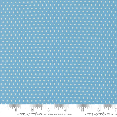 Animal Park Fun Bluebird Dotty Yardage by Stacy Iest Hsu for Moda Fabrics