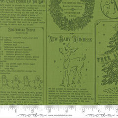 Holiday Cheer Mistletoe North Pole News Yardage by Stacy Iest Hsu for Moda Fabrics
