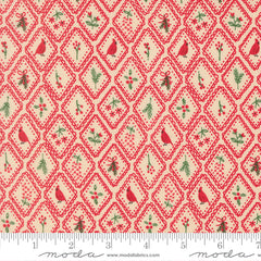 Holiday Cheer Poinsettia Christmas Charm Yardage by Stacy Iest Hsu for Moda Fabrics