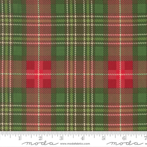 Holiday Cheer Evergreen Christmas Plaid Yardage by Stacy Iest Hsu for Moda Fabrics