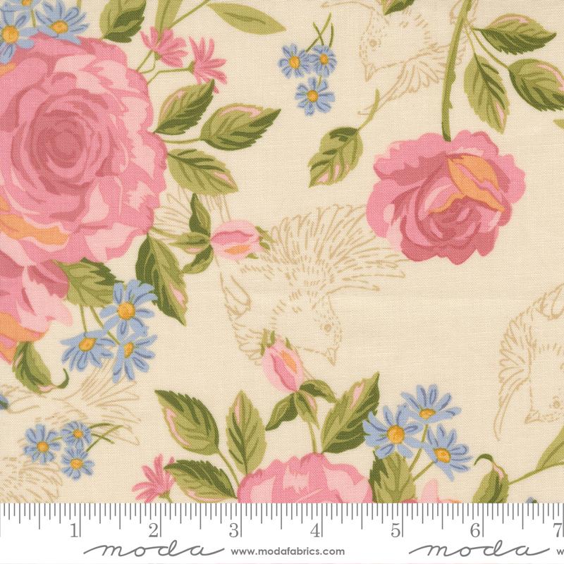 My Secret Garden Cloud Grandmas Rose Garden Yardage by Stacy Iest Hsu for Moda Fabrics