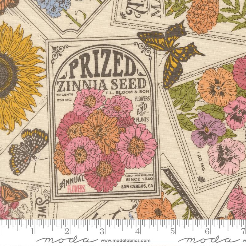 My Secret Garden Cloud Seed of Love Yardage by Stacy Iest Hsu for Moda Fabrics