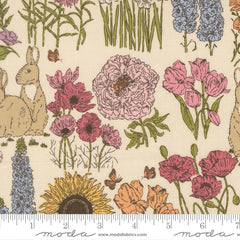 My Secret Garden Cloud Garden Bunnies Yardage by Stacy Iest Hsu for Moda Fabrics