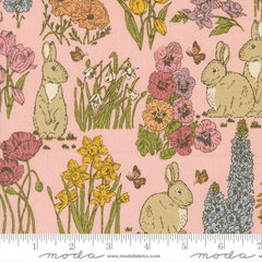My Secret Garden Petal Garden Bunnies Yardage by Stacy Iest Hsu for Moda Fabrics