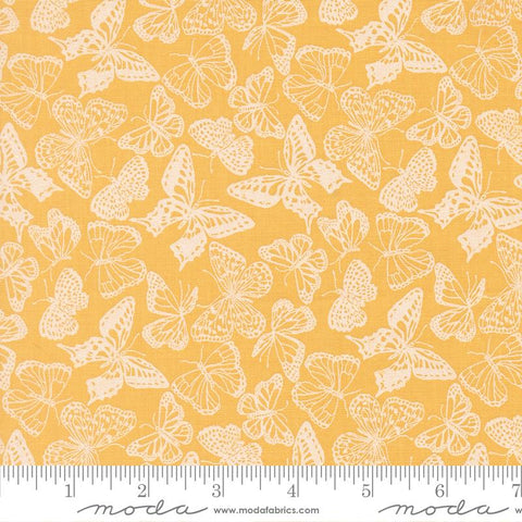 My Secret Garden Sunflower Flitter Flutter Yardage by Stacy Iest Hsu for Moda Fabrics