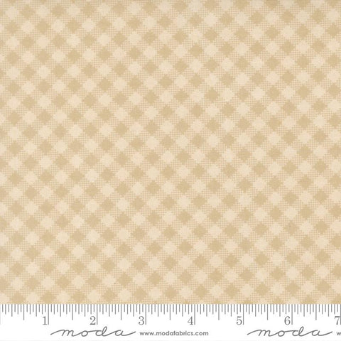 My Secret Garden Cloud Natural Garden Gingham Yardage by Stacy Iest Hsu for Moda Fabrics