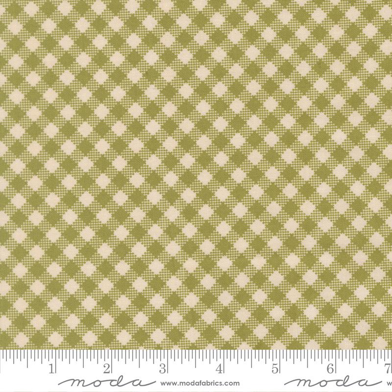 My Secret Garden Grass Garden Gingham Yardage by Stacy Iest Hsu for Moda Fabrics