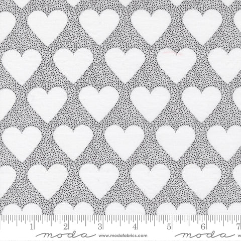 XOXO by Rosenthal Ink Lace I Heart You Yardage by April Rosenthal for Moda Fabrics