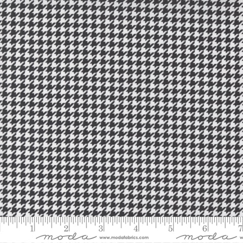 XOXO by Rosenthal Ink Lace Houndstooth Yardage by April Rosenthal for Moda Fabrics