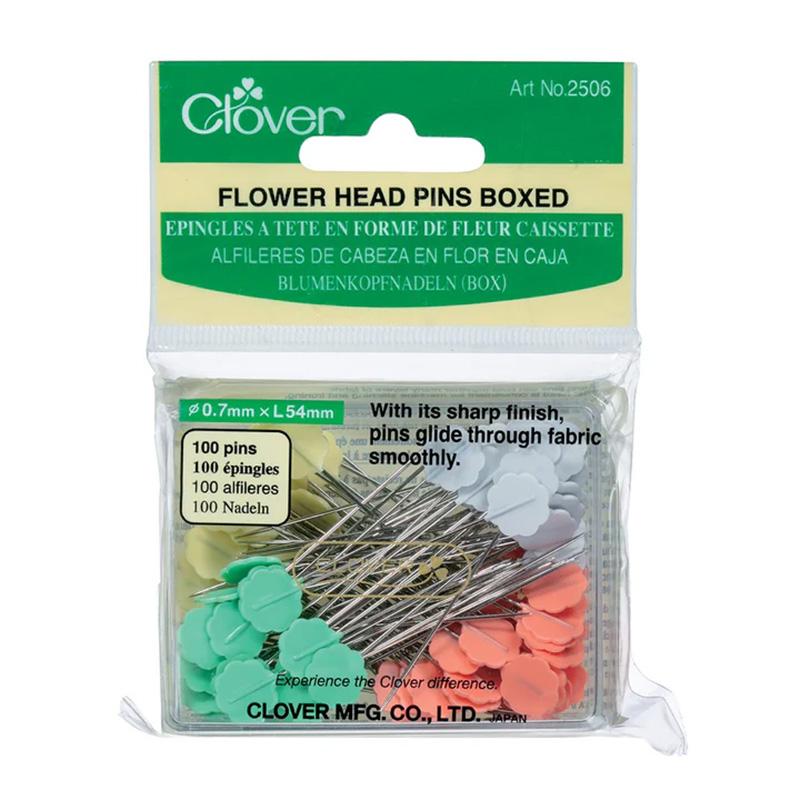 Flower Head Pins from Clover