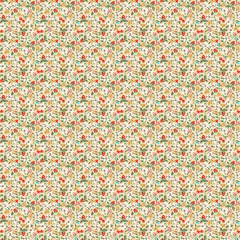 Farmhouse Fancy Yellow Fruit Salad Yardage by Elea Lutz for Poppie Cotton Fabrics