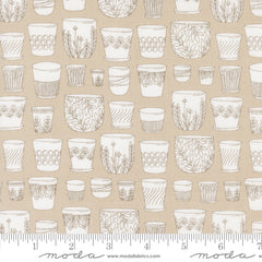 Potted Pebble Pots Yardage by Kiley's Quilt Room for Moda Fabrics 
