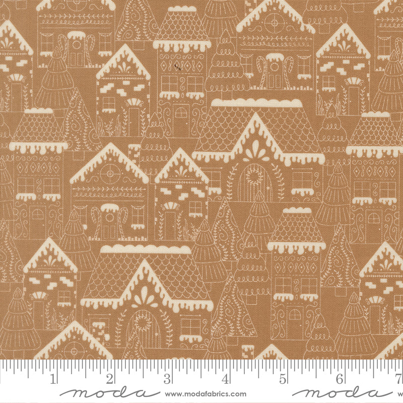Gingerbread Lane Cocoa Gingerbread Lane Yardage by Kiley's Quilt Room for Moda Fabrics