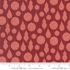Gingerbread Lane Cranberry Crystal Ornaments Yardage by Kiley's Quilt Room for Moda Fabrics